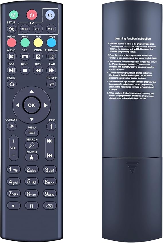 PZL Universal Replacement Remote Control for SuperBox S1, S2, S3, S4, S5 Pro, S5, S6 Max, S6 Ultra