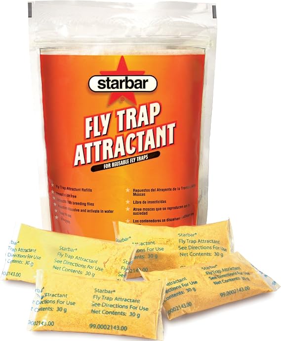 Starbar Fly Trap Attractant Refill for Reusable Fly Traps 8-30 g
