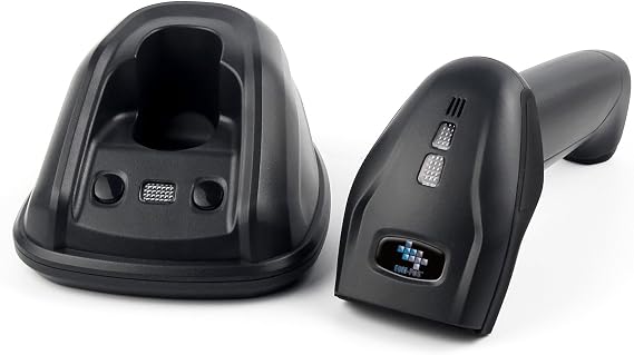 Wireless Scanner with Cradle and USB Cord. for Windows Systems