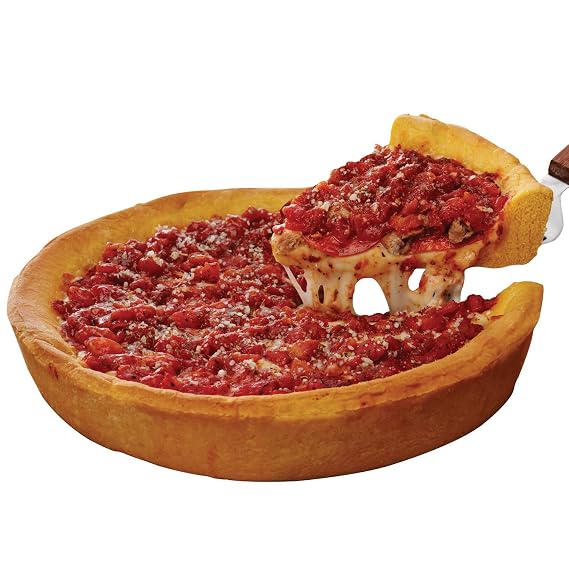 The Original Gino's East of Chicago Deep Dish Pizza 7 Pack (Meaty Legend)