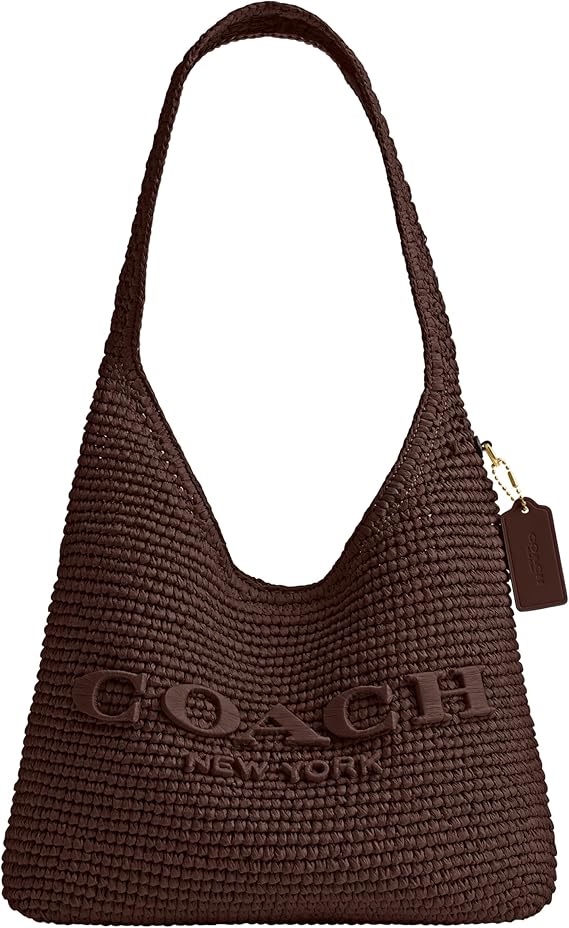 COACH Brooklyn Shoulder Bag 28 in Straw