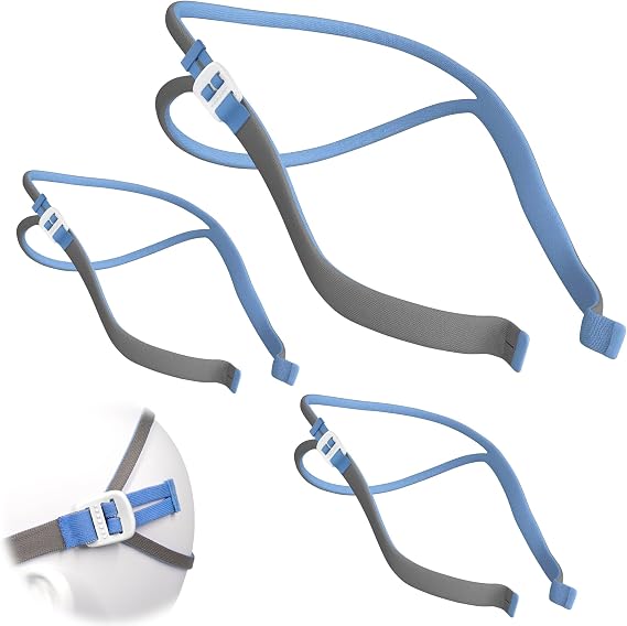 Medihealer 3 Pack Latest Version CPAP Headgear for Airfit P10 & Airfit N30- Advanced Upgraded P10 N30 Strap, Super Elastic Adjustment Straps Great-Value Supplies