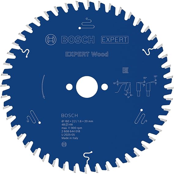Bosch 2608644016 circular saw blade Expert for Wood, Blue, 2608644018, 0 watts, 0 volts