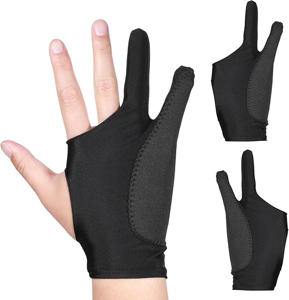Giantree Drawing Glove Artist Drawing Glove for Drawing Tablet Drawing Glove Drawing Artist Glove for Graphic Tablet Tablet Gloves for Right Left