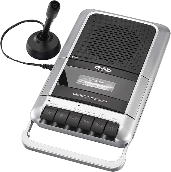 JENSEN Cassette Player/Recorder,(Pack of 6)