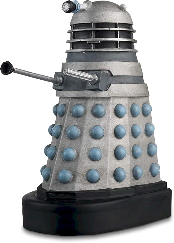 Eaglemoss Doctor Who Figurine Collection Silver Drone Dalek Hand Painted 1:21 Scale Collector Boxed Model Figure #BD2