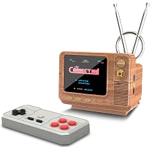 Mini TV Retro Handheld Game Console -42 JALECO Licensed Classic Games, Portable Gaming Toy with TF Card to Expand 80s 90s Games, Support Two Players & Game Save, Ideal Gift for Boys Girls Ages 6-12