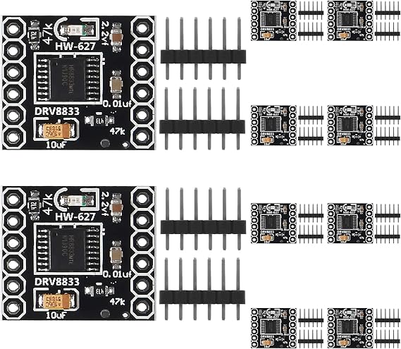 10Pcs DRV8833 Motor Drive Module 1.5A Dual H Bridge DC Gear Motor Driver Controller Board