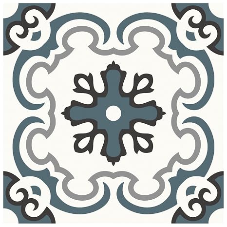 MORCART Peel and Stick Floor Tile - 20 PCS, 7.87" x 7.87" Vinyl Flooring - Waterproof Self-Adhesive Tile Sticker for Wall Backsplashes, Bathroom, Kitchen - Green & Grey Look