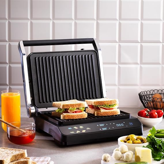 Schafer DigiChef Izgara ve Tost Makinesi-Inox