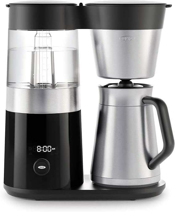 OXO Brew 9-Cup Drip Coffee Maker Programmable Machine, Stainless Steel