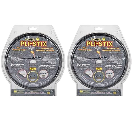 Dalton Enterprises 36099 PLI-STIX 60 Ft. Asphalt and Concrete Crack Filler (2 Pack)