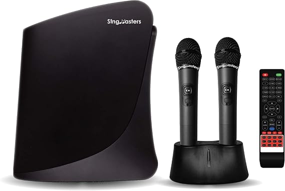 MagicSing SM-800 PRO English Karaoke Machine,13561 English Songs,Dual wireless Microphones,Wi-Fi,YouTube Karaoke streaming