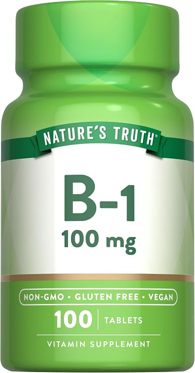 Nature's Truth Vitamin B1 100mg (Thiamine) | 100 Count