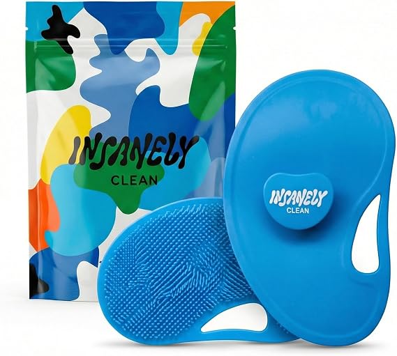 Silicone Body Scrubber, Insanely Clean Exfoliating Bath Brush