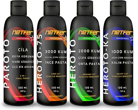 Netfer 4'lü Pasta Cila Set - 4x100 mL