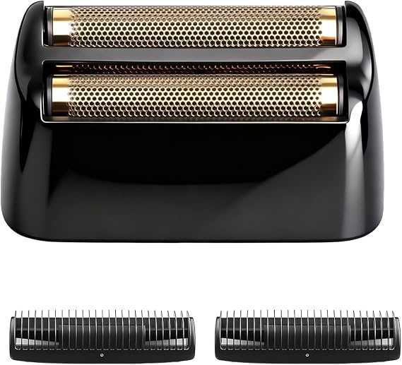 Titanium Foil Shaver Replacement Foils for Babyliss Pro FXFS2G FXFS2 Black | Cutters razor part bar assembly,waterproof stainless steel hypoallergenic mesh,easy install&clean,long service lifespan,1pc