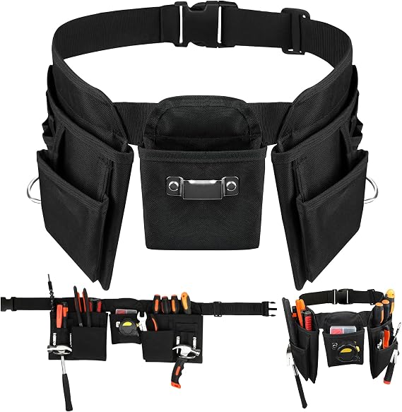Heavy Duty Tool Belts for Men and Women,19 Pocket Utility Tool Belt