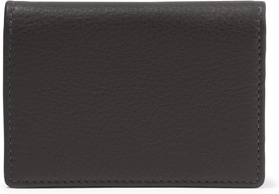 Leatherology Card Holder Wallet Leather Slim Card Case with 4 Slots & Center Pocket for Cards, Cash & IDs