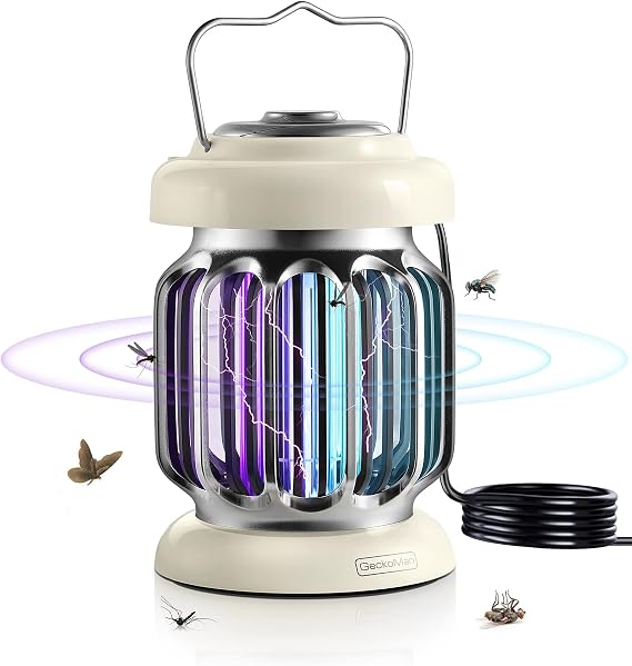 GeckoMan 2-Pack Fly Zapper Hybrid Spectrum Fly Killer Electric Fly Catcher