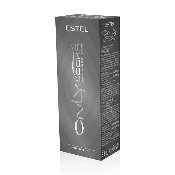 Only Looks Color Cream for Eyelashes and Eyebrows, 50 ml./1.69 fl.oz. (Graphite 20/20)