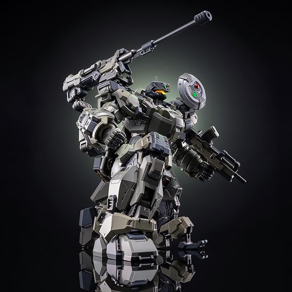 GWTCTOY Moshow Mecha Assembly Free Mech Action Figure, Popsa Squadron Support Type, Alloy Joints, 20cm Collectible Mecha Action Figures Kits
