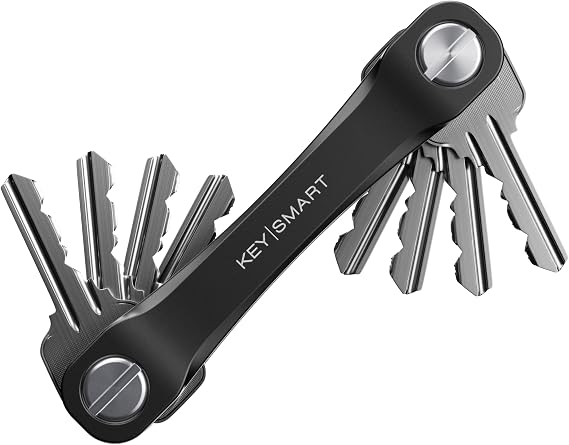 KeySmart キースマート Compact Key Organizer, Key Holder, Keychain, Also Attaches Car Key Fob