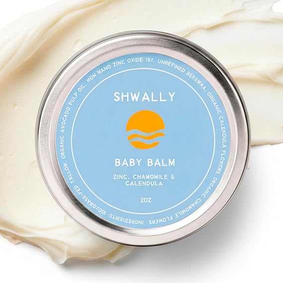 Tallow & Calendula Baby Bootie, Lip and Nipple Balms, The Ultimate Paleo Skin and Baby Bootie Protector - All Edible Ingredients, Not Scented (White - Zinc + Chamomile, 2 Oz)