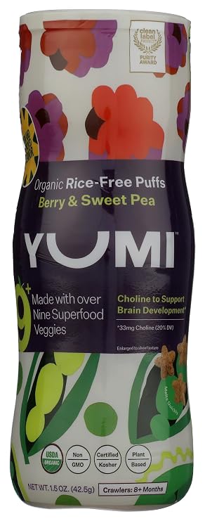 Yumi Puffs Berry Sweet Pea 1.5 OZ