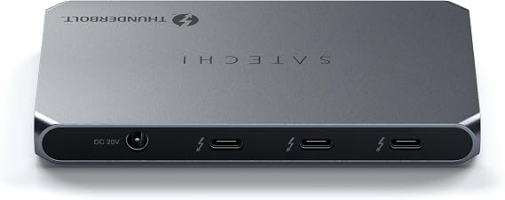 Satechi Thunderbolt 4 Slim Hub, Single 8K or Dual 4K Display, USB 3.2 Gen 2