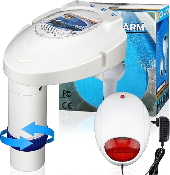 Inground Pool Alarm for Kids Safety, Swimming Pool Motion Sensor Alarm