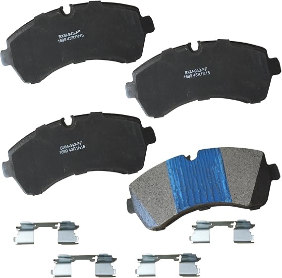 Bendix Premium SBM1699 Brake Pads for Select Models Dodge Sprinter 2500,3500,Benz 1500,2500,3500,XD 4500,V250,Volks Crafter Van P30,W16,W18,W42,W62,Workhorse P30,Custom Chassis