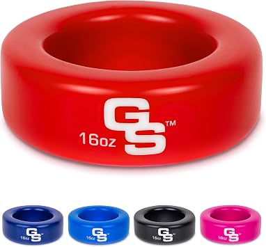 GoSports Baseball and Softball Bat Weight 16 oz Bat Donut for Youth and Adult, Baseball & Softball Bat Accessories