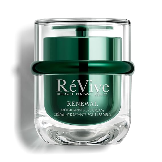 ReVive Renewal Moisturizing Eye Cream, Hydrating Eye Cream for Fine Lines & Wrinkles, Brightens and Smooths Delicate Eye Area, Daily Eye Treatment with RV Renewal Peptide, 15 ml / 0.5 oz