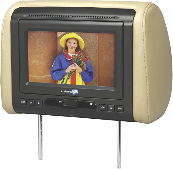 Audiovox AVXMTGHR1DA 7" Digital LED Back-Lit Headrest Monitor with Built-In DVD Player