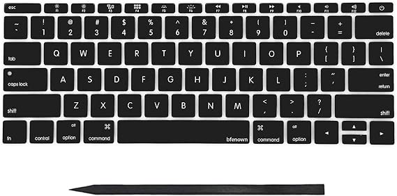 Replacement US Keyboard Keycaps Keys for MacBook Pro Retina 13" / 15" A1706 A1707 A1708 MLH12LL/A* MPXV2LL/A* MLH42LL/A* PXQ2LL/A* 2016 2017 Year, MacBook Retina 12" A1534 2017 Year