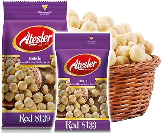 Ateşler Kuruyemiş Fındık İçi Kavrulmuş 140 gr