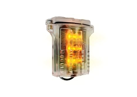 Bright Star Freakin Beacon Personal Safety Light Visible from 1000+ Feet IP67 Water-Resistant and Intrinsically Safe Design for Work, Industrial Use, Running, Biking, More