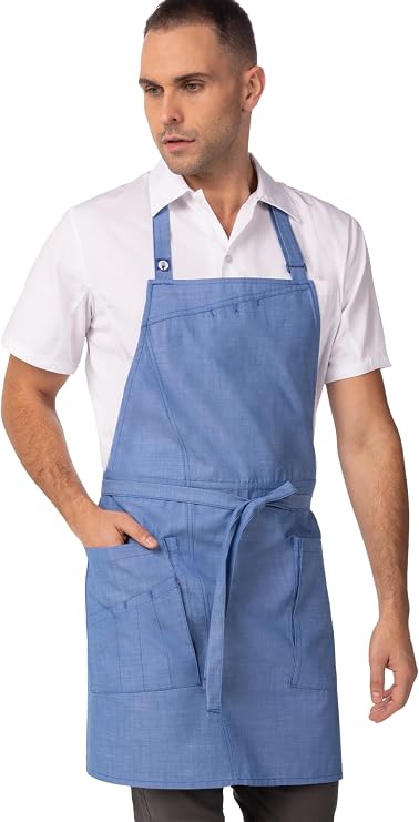 Chef Works Unisex Medford Bib Apron