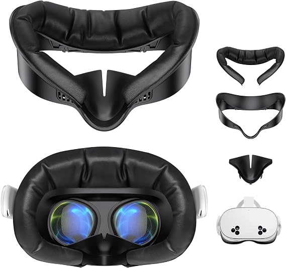 for Meta/Oculus Quest 3S Face Pad Cover with Nose Pad