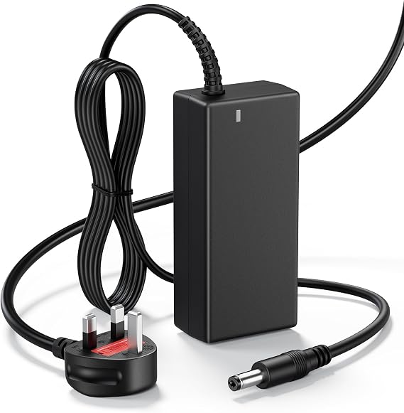 24V Power Supply Adapter Charger Compatible with Logitech G29 G920 G923 Racing Wheels and Compatible with Fujitsu Scanner FI-6130 FI-6140 | Brennan JB7 B3 Series | Durable Charger Cable Cord