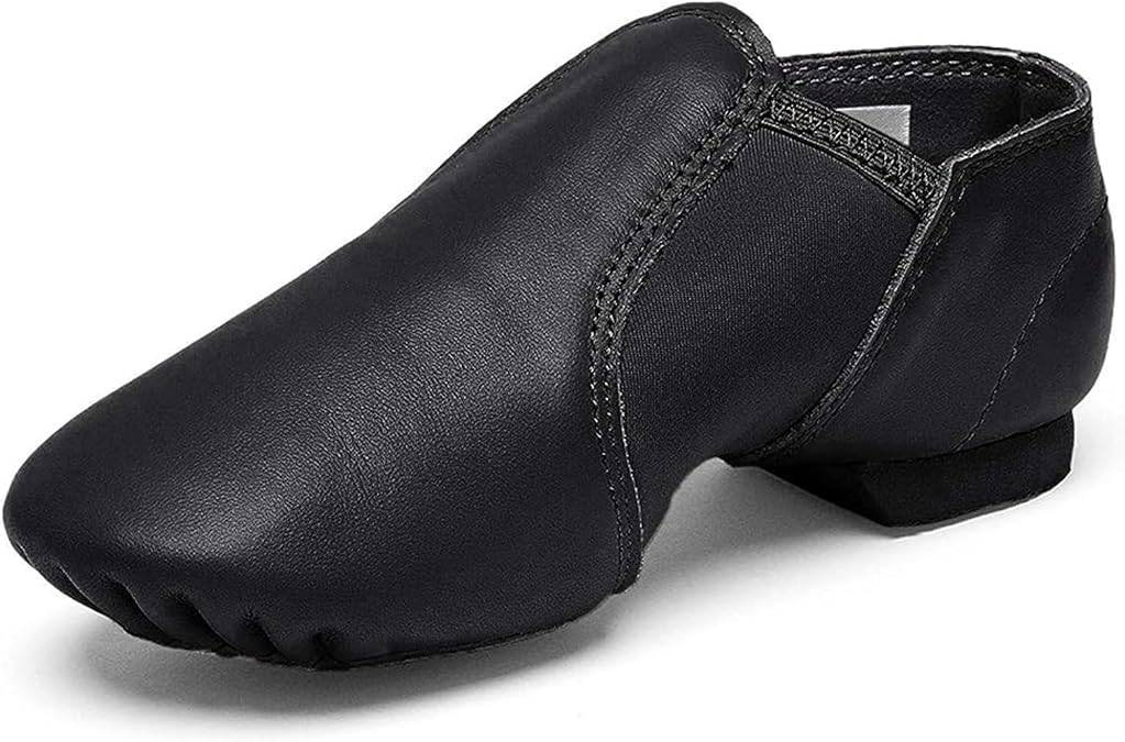 Stelle Jazz Shoes for Girls Leather Unisex Slip-On Dance