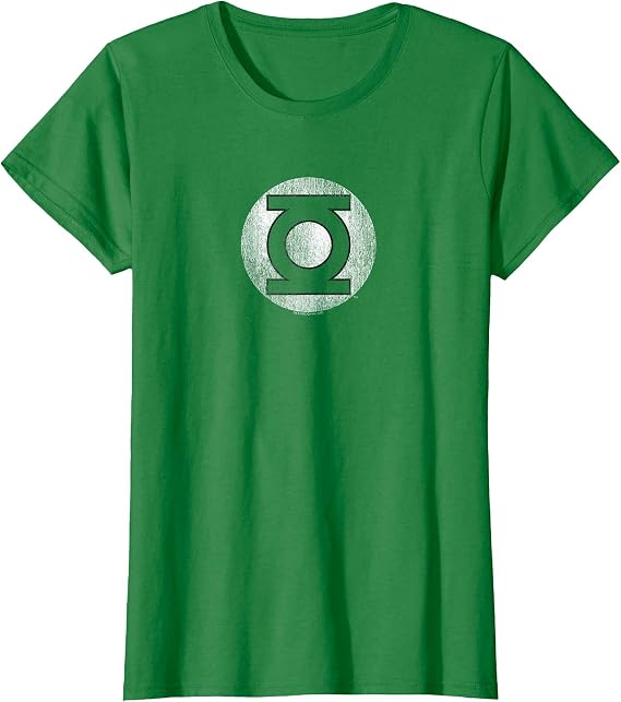 Green Lantern Logo Distressed T-Shirt T-Shirt
