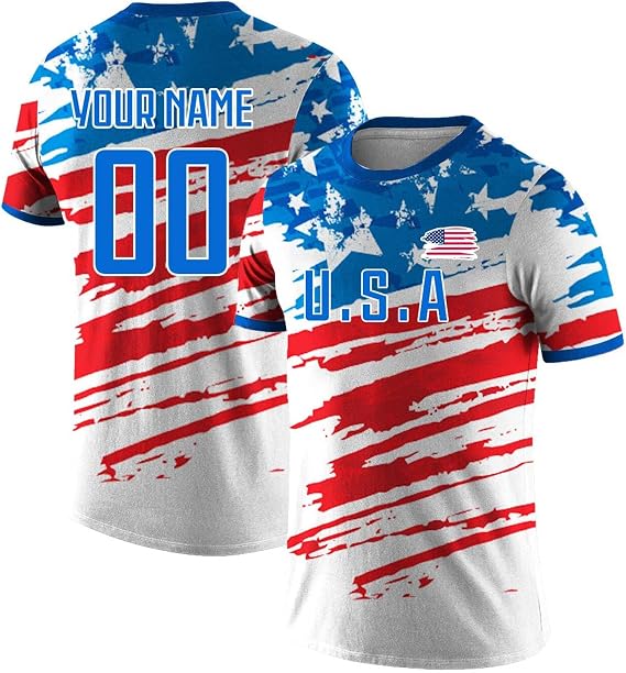 Custom World Cup 2026 Football Jersey Personalised Name Number Fan Top