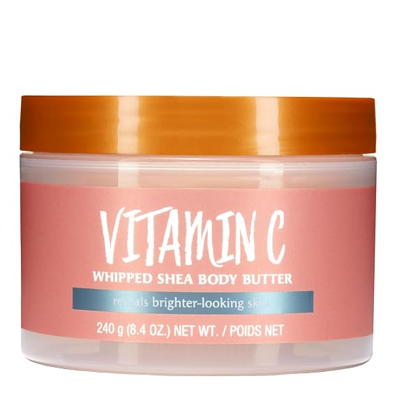 Tree Hut Vitamin C Whipped Shea Body Butter, Long-lasting Hydration Leaves Skin Feeling Soft & Moisturized, Lightweight, Nourishing Essential Body Care, 8.4 Fl Oz.