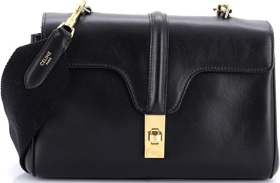 Pre-Loved Soft 16 Bag Smooth Calfskin Teen, Black
