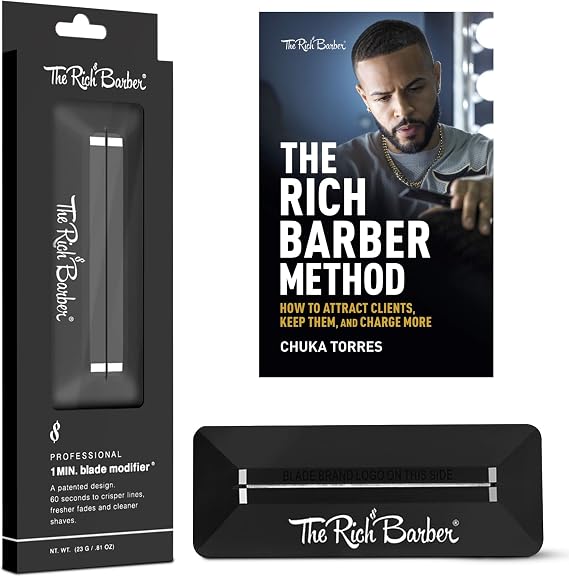 1 Minute Blade Modifier + The Rich Barber Method Book