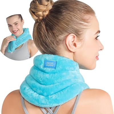 Relief Expert Microwave Neck Heating Wrap with Moist Heat, Microwave Heating Pad for Neck for Hot Cold Therapy