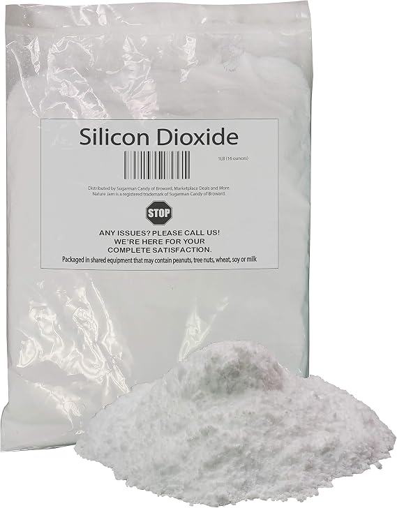 Silicon Dioxide 1 Pound-Silica Powder-Anti Caking Agent