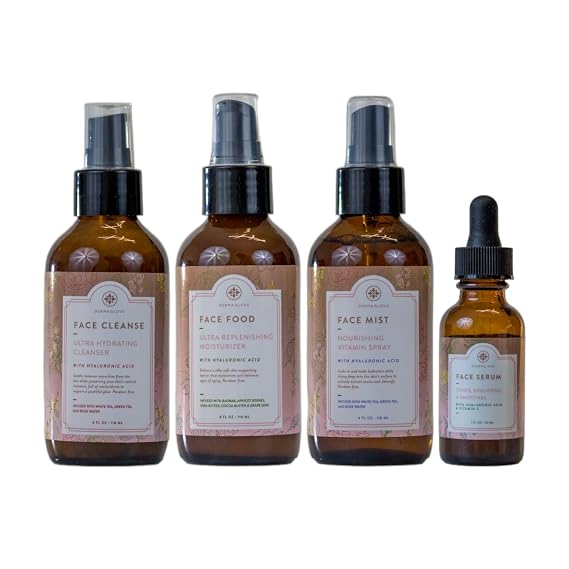 Daily Facial Regimen Set - A 4-Step Daily Skincare Routine Designed To Unlock, Nourish, Repair Your Skin